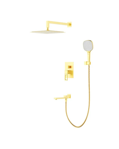 Душова система вбудована Koer KB-66009-12 3 функціі (матове золото) (KR5992)