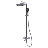Душевая система с термостатическим смесителем Koer KB-57038-07 3 функции (графит) (KR5962)