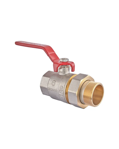 Кран с американкой Koer KR.229 - 1 1/2" ручка рычаг (KR5664)