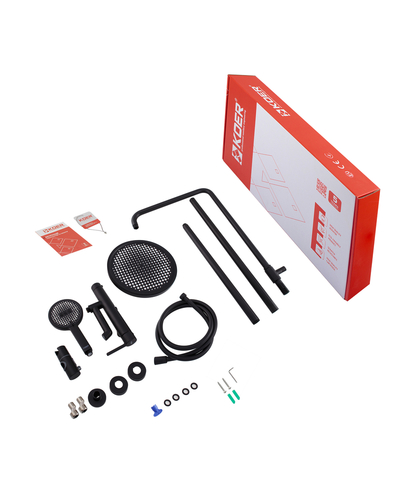Душевая система со смесителем Koer KB-56029-05 3 функции чёрная (KR5490)