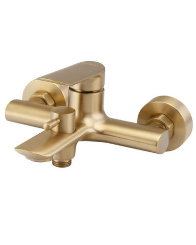 Смеситель для ванны с коротким изливом Koer KB-40028-12 золото мат (KR5307)