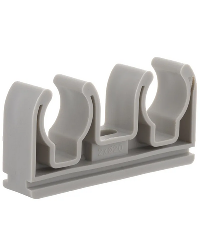 Двойное крепление для PPR трубы 20 Koer K0080.PRO (KP0096)