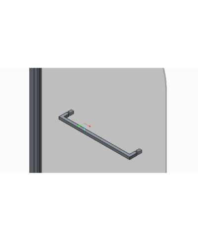 Шторки стеклянные на ванну распашные Koer SR BS02-80x140-TR-12 прозрачное стекло 6мм, матовое золото (KR5940)