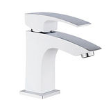 Змішувач для умивальника Koer KB-10007-04 (хром+білий) (KR5149)