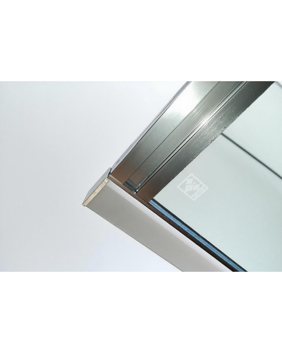 Шторки стеклянные на ванну раздвижные Koer SR BS06-120x150-TR-07 прозрачное стекло Easy Clean 6мм, графит (KR5947)
