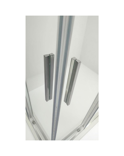 Душова кабіна без піддону Koer SR SC10-90x90x195-TR-01 прозоре скло Easy Clean 6мм, хром (KR5942)