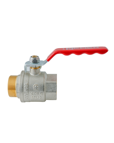 Кран шаровой ГШВ Koer Extreme KE.215-40 - 1 1/2" FM ручка "рычаг" красная (KR5754) Кран шаровой ГШВ Koer Extreme KE.215-40 - 1 1/2" FM ручка "рычаг" красная (KR5754)