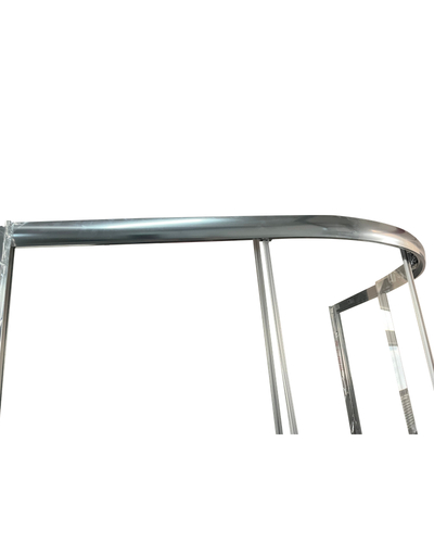 Душова кабіна без піддону Koer SR SC04-90x90x195-TR-02 прозоре скло Easy Clean 5мм SS Color (KR5682)