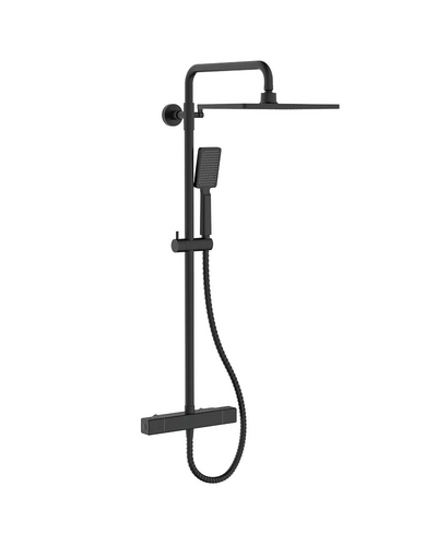 Душова система з термостатичним змішувачем Koer KB-53011-05 (Колір чорний) (KR4723)