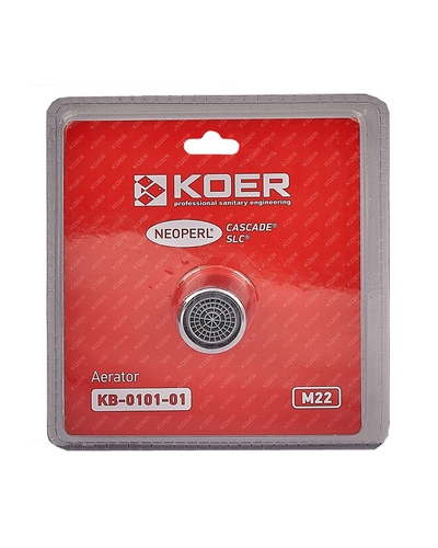 Аэратор М-22 Koer KB-0101-01 NEOPERL CASCADE SLC (Цвет хром) (AC0635)