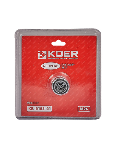 Аэратор М-24 Koer KB-0102-01 NEOPERL CASCADE SLC (Цвет хром) (AC0636)