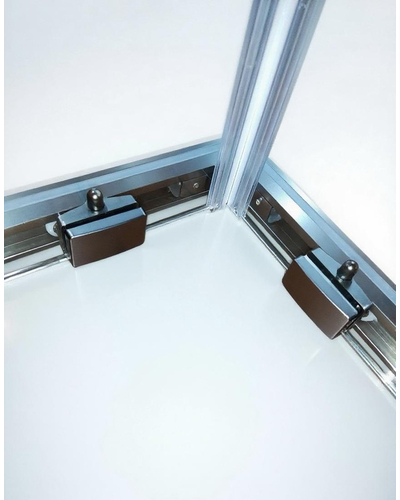 Душова кабіна без піддону Koer SR SC10-90x90x195-TR-07 прозоре скло Easy Clean 6мм, графіт (KR5944)
