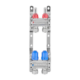 Коллекторный блок с расходомерами и евроконусами Koer KR.1210-2 - 1''x2 ways (KR5264)