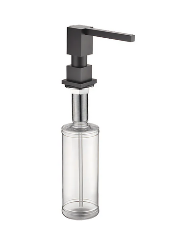 Дозатор для рідкого мила врізний Koer SDB-02-05 чорний (300 мл) (KR5630)