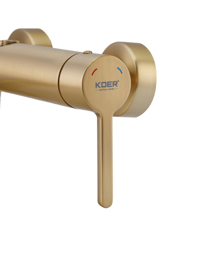 Душевая система со смесителем Koer KB-56029-12 3 функции золото (KR5503)