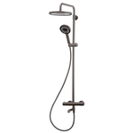 Душевая система с термостатом Koer KB-57029-07 3 функции графит (KR5498)