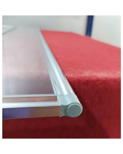Шторки стеклянные на ванную складные Koer SR BS07-80x140-TR-01 прозрачное стекло Easy Clean 4мм, хром (KR5948)
