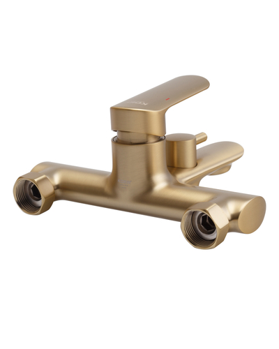 Смеситель для ванны с коротким изливом Koer KB-40028-12 золото мат (KR5307)
