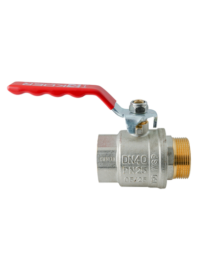 Кран шаровой ГШВ Koer Extreme KE.215-40 - 1 1/2" FM ручка "рычаг" красная (KR5754) Кран шаровой ГШВ Koer Extreme KE.215-40 - 1 1/2" FM ручка "рычаг" красная (KR5754)