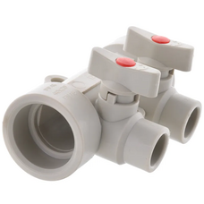 Коллектор 2-way с шаровыми кранами (40x20) PPR Koer K0169.PRO (KP0219)