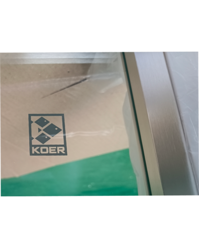 Душова кабіна без піддону Koer SR SC04-90x90x195-TR-02 прозоре скло Easy Clean 5мм SS Color (KR5682)