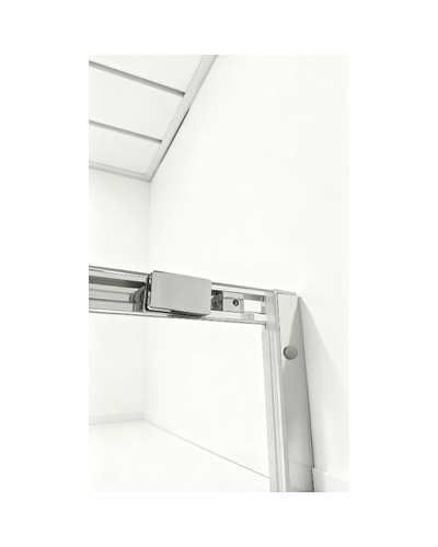 Душова кабіна без піддону Koer SR SC10-90x90x195-TR-01 прозоре скло Easy Clean 6мм, хром (KR5942)
