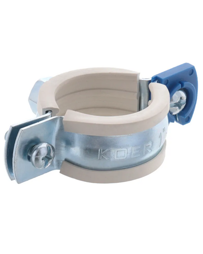 Хомут трубний оцинкований Koer KCB.10.G 1 (32-36) сірий (KR2786)