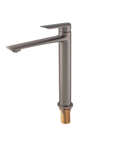 Змішувач для умивальника Koer KB-11028-07 високий графіт (KR5296)