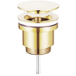 Донний клапан для раковини Koer PW-11-12 1.1/4 універсальний Click-Clack золото мат (KR5794)