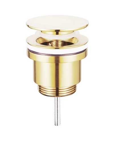 Донний клапан для раковини Koer PW-11-12 1.1/4 універсальний Click-Clack золото мат (KR5794)