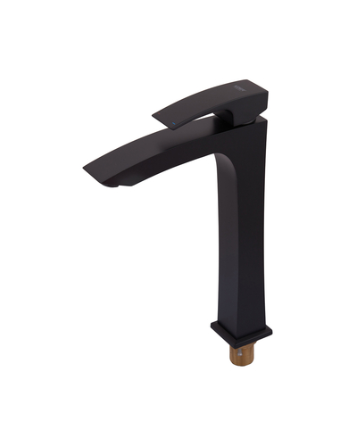 Смеситель для умывальника Koer KB-11007-05 высокий (Цвет черный) (KR3441)