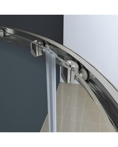 Душова кабіна без піддону Koer SR SC04-90x90x195-TR-02 прозоре скло Easy Clean 5мм SS Color (KR5682)