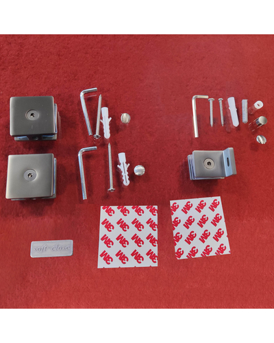 Двері в нішу Koer SR SD04-120x200-TR-07 прозоре скло Easy Clean 10мм, графіт (KR5388)