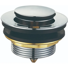 Донний клапан для ванни / піддону Koer PW-06-01 1.1/2 автоматичний Click-Clack хром (KR5799)