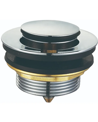 Донний клапан для ванни / піддону Koer PW-06-01 1.1/2 автоматичний Click-Clack хром (KR5799)