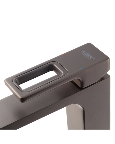 Змішувач для умивальника Koer KB-10009-07 (графіт) (KR5976)