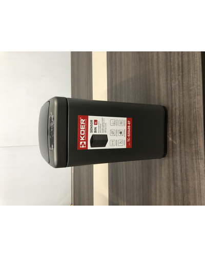 Відро для сміття сенсорне прямокутне Koer TC-020408-07 8 л колір графіт (KR5590)