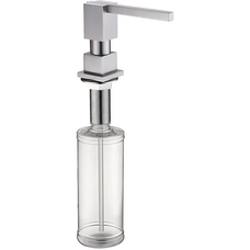 Дозатор для рідкого мила врізний Koer SDB-02-02 колір нерж.сталі (300 мл) (KR5629)