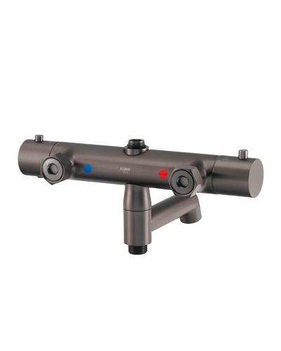 Душевая система с термостатом Koer KB-57029-07 3 функции графит (KR5498)