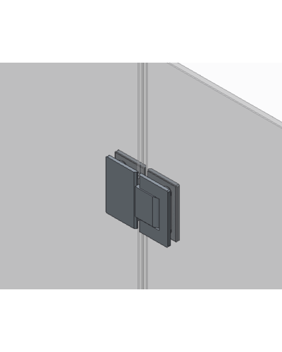 Боковая стенка для кабины Koer SR SW04-80x200-TR-01 прозрачное стекло Easy Clean 10мм, хром (KR5389)