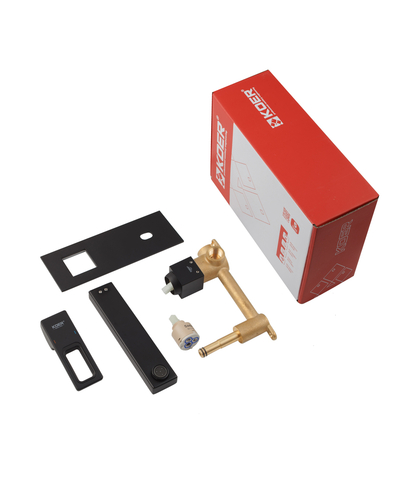 Змішувач для умивальника вбудований Koer KB-16009-05 (чорний) (KR5980)