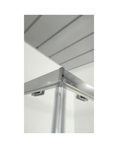 Душова кабіна без піддону Koer SR SC10-90x90x195-TR-01 прозоре скло Easy Clean 6мм, хром (KR5942)