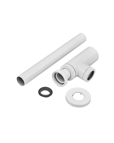 Сифон для умивальника Koer BT-01-03 1.1/4 білий (KR3409)