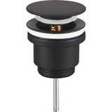 Донний клапан для раковини Koer PW-11-05 1.1/4 універсальний Click-Clack чорний мат (KR5795)