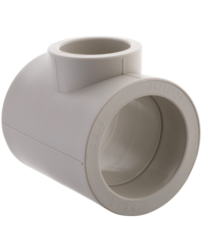 Тройник редукционный 110x75x110 PPR Koer K0229.PRO (KP2594)