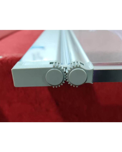 Шторки стеклянные на ванную складные Koer SR BS07-80x140-TR-01 прозрачное стекло Easy Clean 4мм, хром (KR5948)