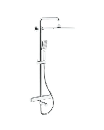 Душова система з термостатичним змішувачем Koer KB-57011-01 (Колір хром) (KR4724)