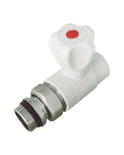 Кран радиаторный 20x1/2 прямой с прокладкой "антипротечка" PPR Koer K0163.PRO (KP0210)