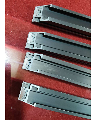 Душова кабіна без піддону Koer SR SC10-90x90x195-TR-07 прозоре скло Easy Clean 6мм, графіт (KR5944)