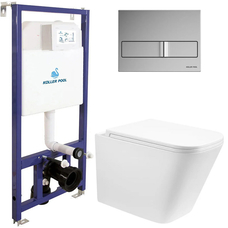 Инсталляция Koller Pool Dune 1200SL с унитазом Koller Pool Trend Tornado 3.0 хром